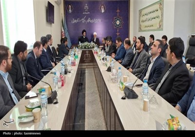 گزارش تصویری حضور آیت الله عاملی در دادسرای اردبیل/انتشار/