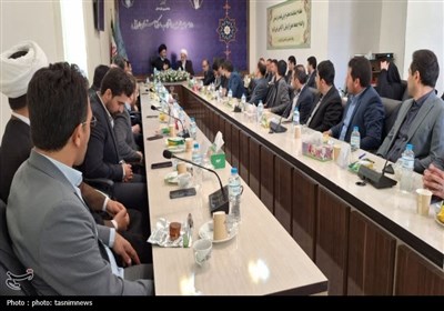 گزارش تصویری حضور آیت الله عاملی در دادسرای اردبیل/انتشار/