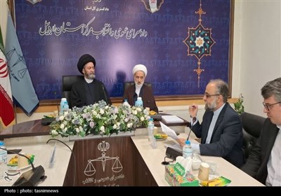 گزارش تصویری حضور آیت الله عاملی در دادسرای اردبیل/انتشار/
