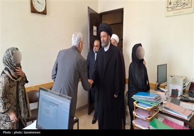 گزارش تصویری حضور آیت الله عاملی در دادسرای اردبیل/انتشار/