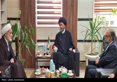 گزارش تصویری حضور آیت الله عاملی در دادسرای اردبیل/انتشار/