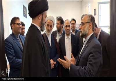 گزارش تصویری حضور آیت الله عاملی در دادسرای اردبیل/انتشار/