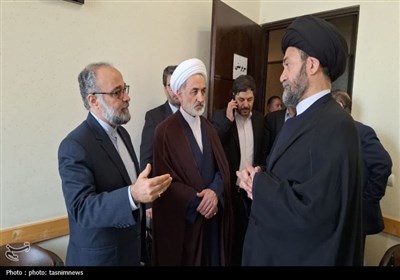 گزارش تصویری حضور آیت الله عاملی در دادسرای اردبیل/انتشار/