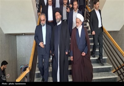 گزارش تصویری حضور آیت الله عاملی در دادسرای اردبیل/انتشار/
