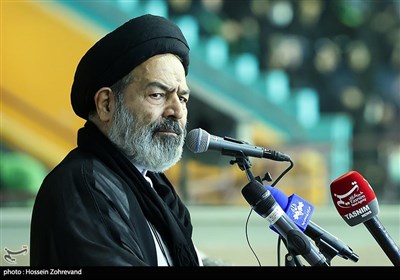 سخنرانی حجت‌الاسلام والمسلمین سید عبدالفتاح نواب، نماینده ولی‌فقیه در امور حج و زیارت و سرپرست حجاج ایرانی در همایش آموزشی و توجیهی زائران حج تمتع استان تهران