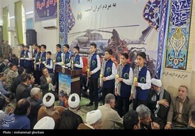 مراسم گرامیداشت 5 اردیبهشت در صحرای طبس