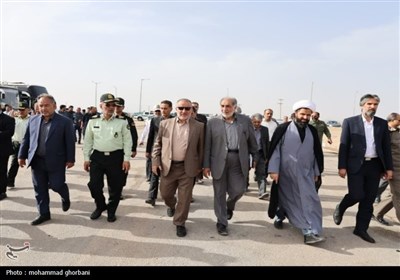 مراسم گرامیداشت 5 اردیبهشت در صحرای طبس