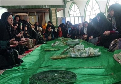 عاشقانههای محبان امام زمان(عج) پای «سفره فرج» در رشت