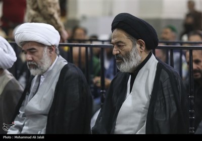 حضور حجت السلام والمسلمین نواب در نماز جمعه قم