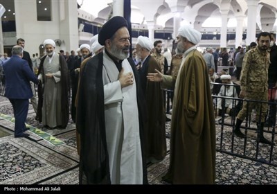 حضور حجت السلام والمسلمین نواب در نماز جمعه قم