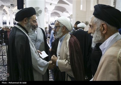 حضور حجت السلام والمسلمین نواب در نماز جمعه قم