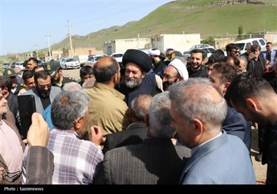 استقبال گرم مردم خروسلو از آیت‌الله عاملی در سفر به این منطقه