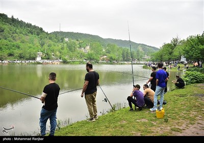 جشنواره بزرگ ماهیگیری خانوادگی در روستای حلیمه جان رودبار