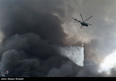 خسارات انفجار در اسکله شهید رجایی - بندرعباس