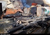 خسارات  انفجار در اسکله شهید رجایی - بندرعباس