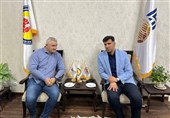 دیدار رئیس آکادمی ملی ورزش بلگراد با رئیس فدراسیون هندبال