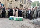 تشییع پیکر محیطبان شهید در گلستان+تصاویر