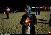 سوگواری ساکنین کیش برای جان‌باختگان حادثه بندر عباس