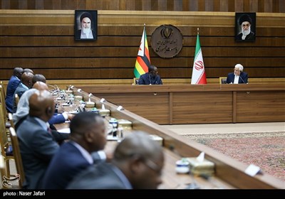 دیدار معاون رئیس جمهور زیمبابوه با معاون اول رئیس جمهور