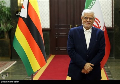 دیدار معاون رئیس جمهور زیمبابوه با معاون اول رئیس جمهور