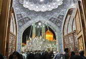 شبی به بلندای آسمانِ کرامت؛ حرم اُخت الرّضا غرق در شادی