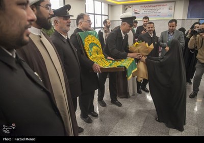 استقبال از کاروان زیر سایه خورشید در کرمانشاه