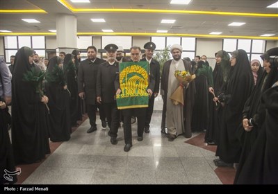 استقبال از کاروان زیر سایه خورشید در کرمانشاه