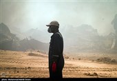 چهارمین روز حادثه انفجار در اسکله شهید رجایی - بندرعباس