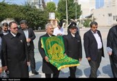 عطرآگین شدن حال و هوای بوشهر با ورود خدام حرم رضوی