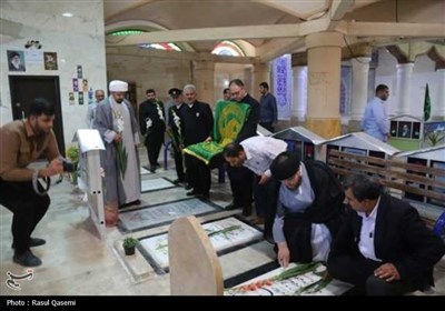 عطرآگین شدن استان بوشهر با ورود خدام حرم رضوی