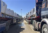 Israel Bombs Gaza As 3,000 Aid Trucks Line Up at Border