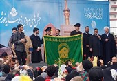 گیلانی‌های عاشق به استقبال خدام حرم مطهر رضوی رفتند+تصاویر