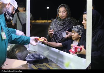 کاروان زیر سایه خورشید در بندرعباس