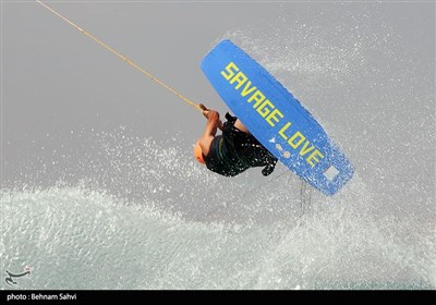 Wakeboarding Competition Held in Kish Waters