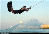 Wakeboarding Competition Held in Kish Waters
