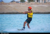 Wakeboarding Competition Held in Kish Waters