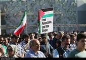 اجتماع سراسری فریاد فلسطین در میدان امام حسین(ع)
