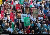 اجتماع سراسری فریاد فلسطین در میدان امام حسین(ع)