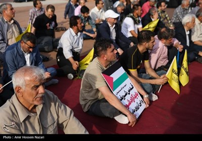 اجتماع سراسری فریاد فلسطین در قزوین