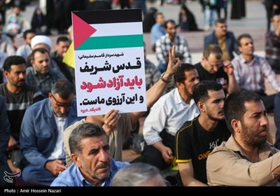 اجتماع سراسری فریاد فلسطین در قزوین