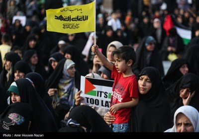 اجتماع سراسری فریاد فلسطین در قزوین