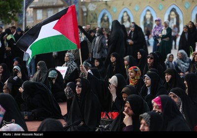 اجتماع سراسری فریاد فلسطین در قزوین