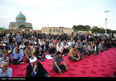 اجتماع سراسری فریاد فلسطین در قزوین