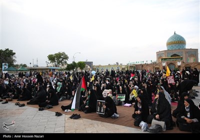 اجتماع سراسری فریاد فلسطین در قزوین