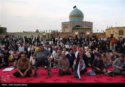 اجتماع سراسری فریاد فلسطین در قزوین