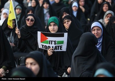 اجتماع سراسری فریاد فلسطین در قزوین