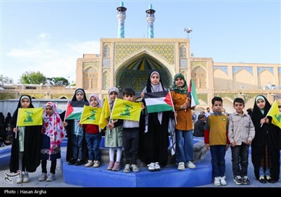 اجتماع سراسری فریاد فلسطین در مشهد و قزوین
