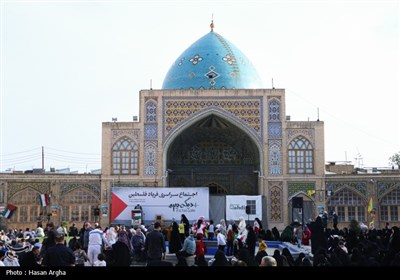 اجتماع سراسری فریاد فلسطین در زنجان