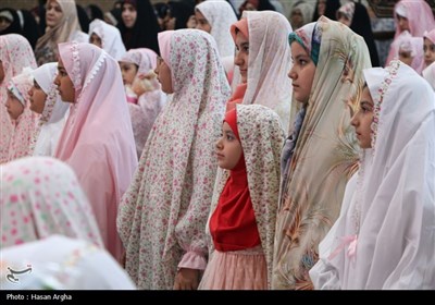 جشن روز دختر در مصلی خاتم الانبیاء زنجان