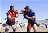 رقابت‌های کشتی با چوخه بجنورد + نتایج و تصاویر